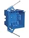 Carlon Junction Box 32 Cu In Pvc 2 Gang Blue Bulk