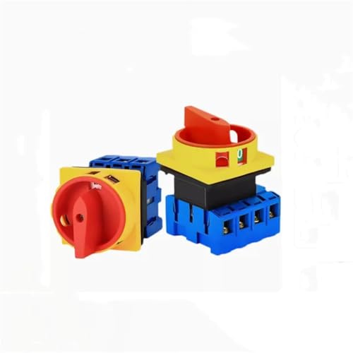 Interruptor de leva giratoria LW30-4P de 63A y 4 polos para parada de emergencia