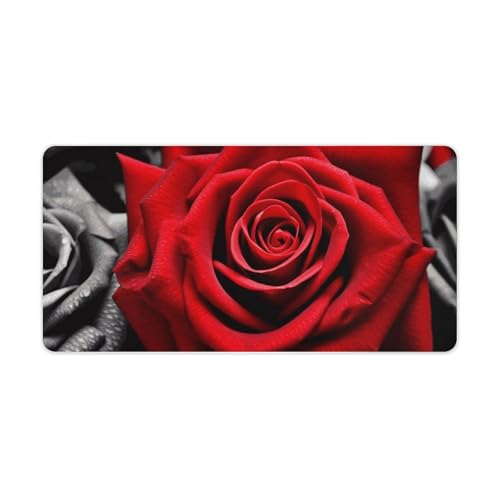 Alfombrilla para escritorio con diseño Rosas Rojas 30x60 cm miniatura 5
