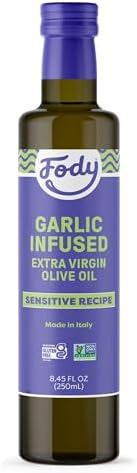 Fody Foods Garlic Infused Extra Virgin Olive Oil, 8.45 Oz