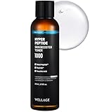 WELLAGE Hyper Peptide Skin Booster Face Toner - Korean Beauty Facial Astringent, Infused Peptide PHA, Anti-Aging, Wrinkle & Elasticity Improvement - for Uneven Texture, Reduces Pores, 6.76 fl.oz.