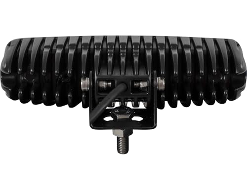 Image of Buyers Products 1492233 6.5 Inch LED Flood Light with Strobe and Rectangular Lens, 1710 Lumens, 18 inch Lead With Stud Mount, Work Lights For Trucks