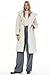 Orolay Women's Thickened Long Down Jacket Winter Down Coat Hooded Puffer Jacket with Side Zipper (White, XX-Large)