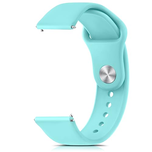 Image of Tobfit 22mm Watch Band Strap with Rust Free Button Compatible with Noise ColorFit Ultra /Ultra 2, Vision, Caliber, Pro 3 (Watch Not Included), Soft Smartwatch Straps for Men & Women