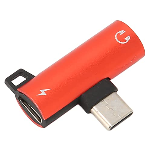 Carregador Tipo C 2 Em 1, Adaptador de Fone de Ouvido Tipo C para 3,5 Mm, Chip Inteligente Não Pertu