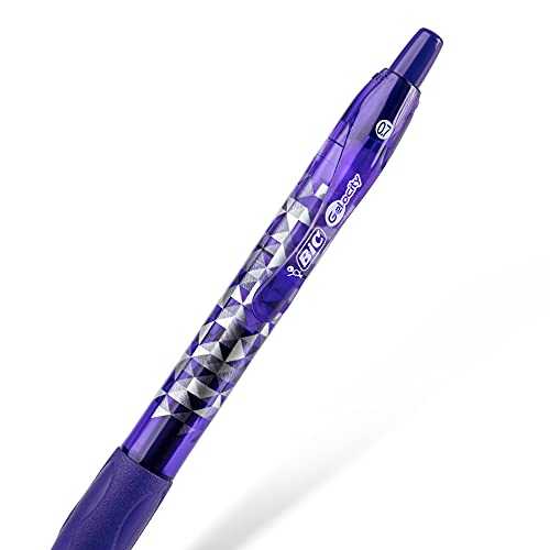 Image of BIC Gel-ocity Quick Dry Special Edition Fashion Gel Pen, Medium Point (0.7mm), Assorted Fashion Colors, 2-Count