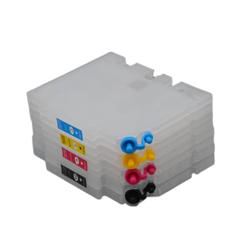 U0jjomATP Juego de 4 Unidades de Cartuchos de Recarga de Tinta SG400 SG800 con Chip Compatible con Impresora de Transferencia por sublimación, Suministros para Impresora