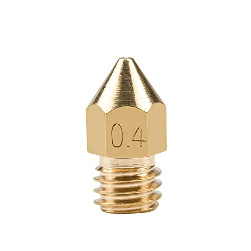Ritedeal 1PC MK8 Nozzle 0.4mm Brass M6 Threaded Part For Extrusion 1.75mm Filament Brass 3D Printers Parts Ritedeal 1PC MK8 Nozzle 0.4mm Brass M6 Threaded Part For Extrusion 1.75mm Filament Brass 3D Printers Parts