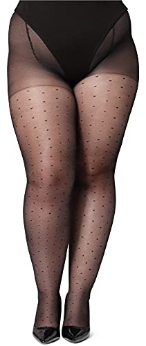 Bellivalini Medias Panty Mujer 20 DEN BLV-1128 (Negro, XXL) Cover