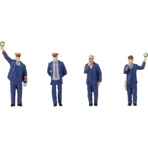 Faller HO Scale Railway Workers with Signal Horn with Sound Module and Speaker -- pkg(4)