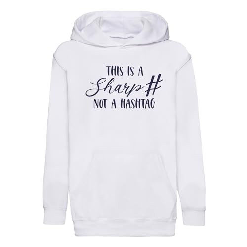Sweat à capuche enfant Sharp Musique en coton premium pour jeune musicien