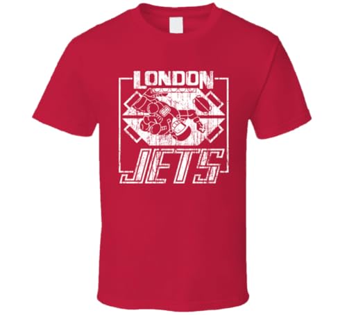 Retro Tv Show Red Dwarf London Jets Red T Shirt