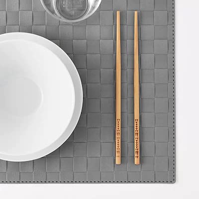 IKEA Trebent Lot de 4 paires de baguettes en bambou