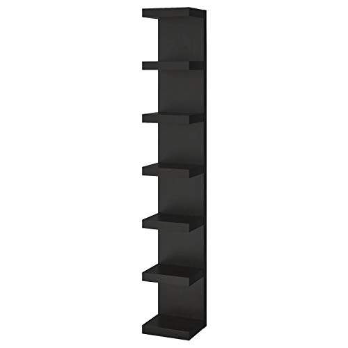 IK IKEA Lack - Estantería (30 x 190 cm), Color marrón y Negro