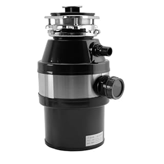 Garbage Disposal 3/4 HP 2800 RPM Under Sink Kitchen Food Waste Disposer with Plug and Wireless Switch – Stainless Steel, High-Speed for Efficient Food Waste Grinding