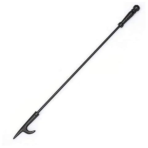 BenefitUSA Campfire Fireplace Fire Poker Tool Extra Long 26.5", Black Cover