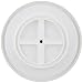 Copco 5220593 Non-Skid Pantry Cabinet Lazy Susan Turntable, 9-Inch and 12-Inch, White/Gray, 2-Pack