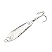 Cotton Cordell K7034 Pencil Popper Fishing Lure, 3-Inch, 3/4-Ounce, 2-Pack, Silver