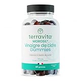 Gummies MOROSIL® - Vinaigre de Cidre | 400 mg de Morosil® issu d’Orange Sanguine | Efficacité Cliniquement Prouvée | 60 Gummies Vegan Goût Orange | Sans Gélatine | Terravita