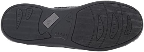 Easy Street Women's Laurel Flat, Black Leather/Suede Leather, 7.5 M US | Image 3