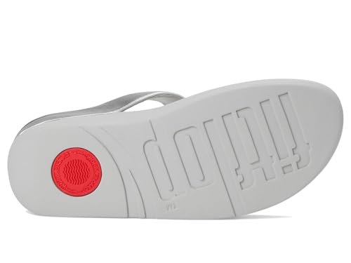 Image of FitFlop Women's FINO Glitterdust Metallic Toe Post Flip Flop Sandal