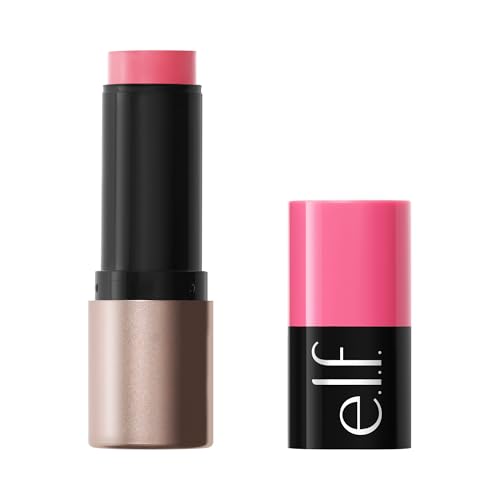 e.l.f. Soft Glam Cream Blush Stick Buildable Cream Blush for A Natural Flush & Satin Finish Made with Shea Butter Vegan & Cruelty-Free Gumball