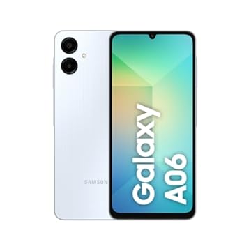 Smartphone Samsung Galaxy A06 128GB, 4GB RAM, Processador Octa-Core, Bateria de 5000mAh, Tela Infinita de 6.7", Câmera Traseira Dupla, Dual Chip - Branco