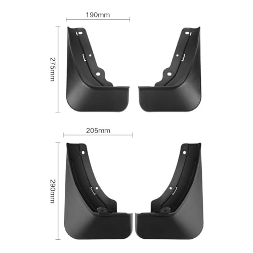 Image of 4Pcs /Set Car SUV Mud Flaps Splash Guards Fender Mudguard for Hyundai Santa Fe (Fit for 2024-2025 Santa Fe)