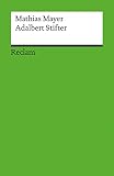 adalbert stifter realschule  Adalbert Stifter: Erzählen als Erkennen (Reclam Literaturstudium)
