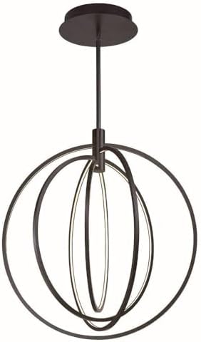ET2 Concentric-320W 4 LED Pendant-27 Inches Wide by 30 inches high-Bronze Finish