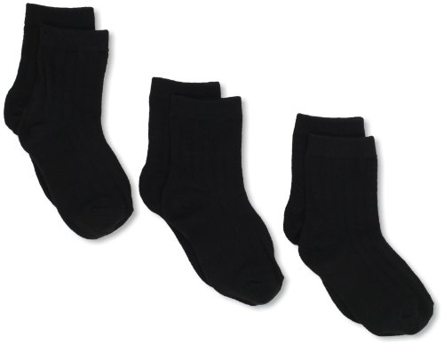 Jefferies Socks Baby-boys Infant Rib Crew Socks 3 Pair Pack