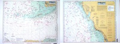Havanah to Tampa, FL - Laminated Nautical Navigation & Fishing Chart by Captain Segull's Nautical Sportfishing Charts | Chart # HTK42