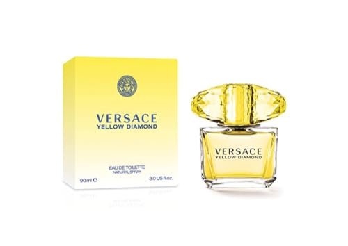 Versace Diamond Spray, Yellow, 3 Ounce