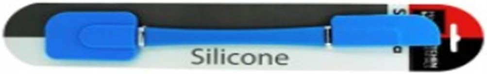 Blue Double Sided Flexible Heat Resistant 10 inch Non Stick Silicone Spatula