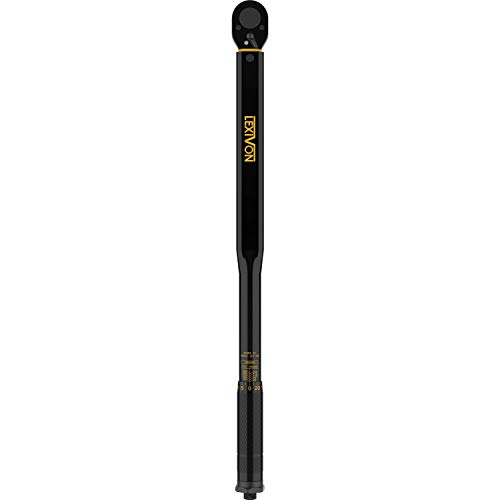LEXIVON 1/2-Inch Drive Click Torque Wrench 25-250 Ft-Lb/33.9-338.9 Nm (LX-184)
