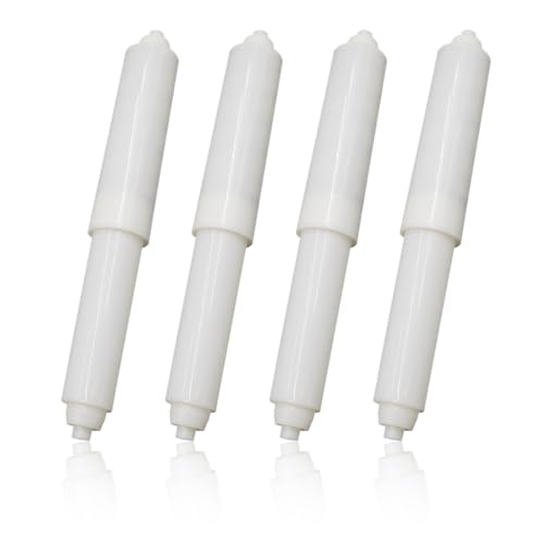 4 Piezas Portarrollos de Papel Higiénico de Plástico, Portarrollos Papel Higienico, Soporte de Plástico para Rollo de Papel Higiénico, Porta Rollos de Papel Higienico