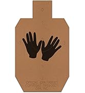 Official IDPA Cardboard Shooting Targets, Competition Torso Target, IDPA Silhouette Shooting Targ...