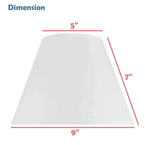 Aspen Creative Corporation 58902 Transitional Hardback Empire Shape Uno Construction Lamp Shade In Off White thumb #3