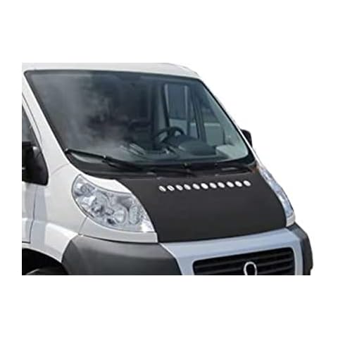 Dynamic Parts For Ducato Boxer Relay 2006-2014 Front Plain Black Bonnet Bra Protector Cover - UK SELLER Cover