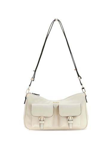 Sac bandoulière GUESS Kassie convertible crème pour femme