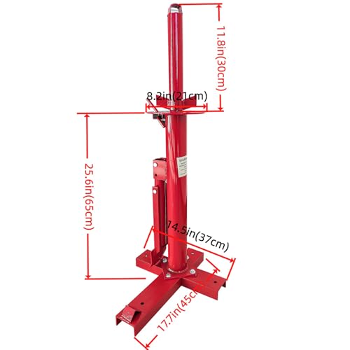 YUQIPEILEI Manual Tire Changer 4"-21", Portable Hand Bead Breaker and Tire Mounting Tool, Heavy-Duty Steel Tire Changing Machine for Car Truck Motorcycle Trailer, Home Garage and Small Auto Shop by YUQIPEILEI - Used condition - Image 2