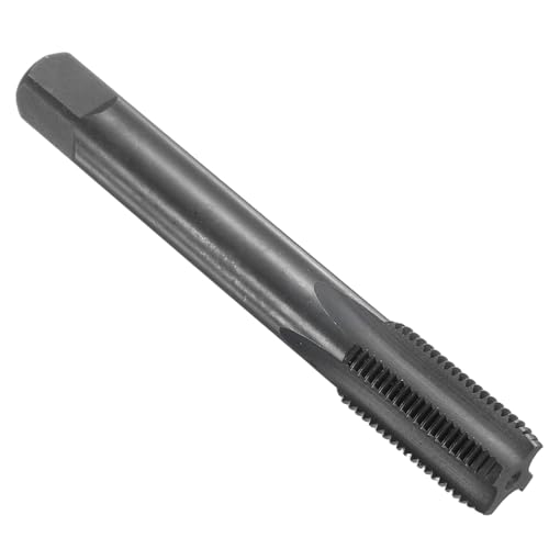 sourcing map Straight Flute Screw Taps M13 x 1.25 H2 Thread HSS6542 Black Nitride Coated Machine Threading Milling Tap Tapping Tools