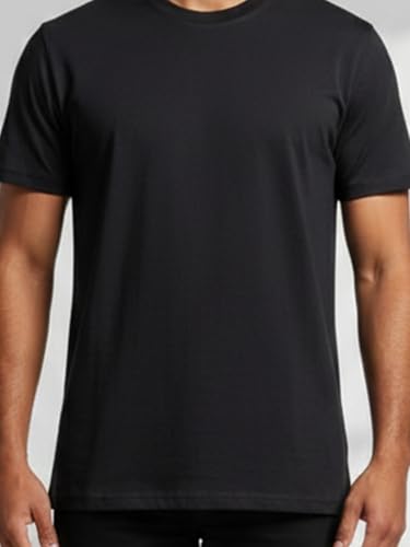 Image of Dollar Easy Fit Cotton Blend Pack of 1 Solid Men's Round Neck T-Shirt