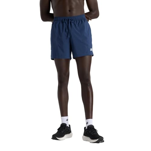 New Balance Mens Sport Short 5 Nb Navy Large