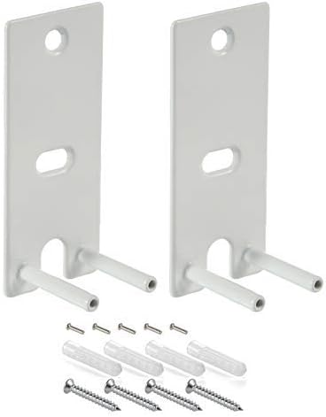Pair Steel White Wall Mount Brackets Replacement for Bose OmniJewel Lifestyle 650 Home Entertainment System