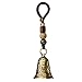 Froiny Vintage Brass Bell Six-Word Bell Keychains Tibetan Buddhist Meditation Bell Lanyard Car Hanging Pendants Accessories 37x28x28mm