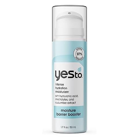Yes To Intense Hydration Moisturizer, Boosts Hydration Helping Promote A Healthier Skin Barrier, With Hyaluronic Acid, Electrolytes, and Cucumber Extract, Natural, Vegan & Cruelty Free, 1.7 Fl Oz Cover