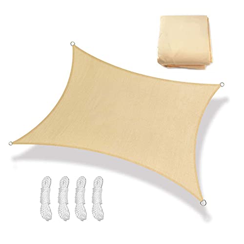 Voile d'ombrage extérieur étanche rectangle 2x3m protection UV - 7