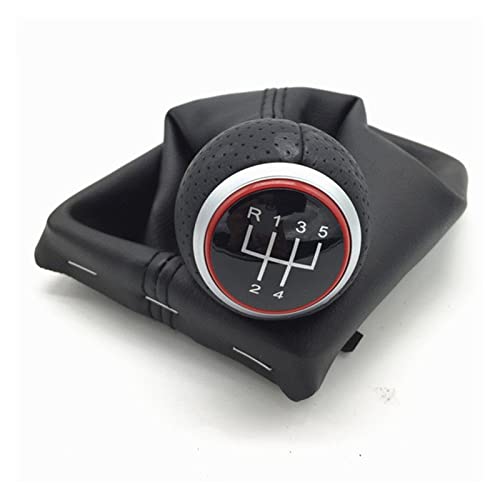 XMSM Pomo de Cambio Perilla De Cambio De Marchas para Coche Palanca Brazo Pluma Polaina Funda De Arranque para Audi A4 S4 B8 8K A5 8T Q5 8R...
