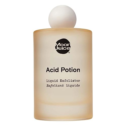 Moon Juice Acid Potion AHA and BHA Liquid Exfoliator | Chemical Skin Exfoliant to Resurface, Unclog & Balance | 25% AHA BHA Complex, Niacinamide & Reishi | Vegan, Cruelty-Free | 100ml (3.3 fl oz)
